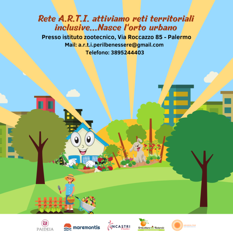 Rete A.R.T.I. attiviamo reti territoriali inclusive…Nasce l’orto urbano – Presso istituto zootecnico
