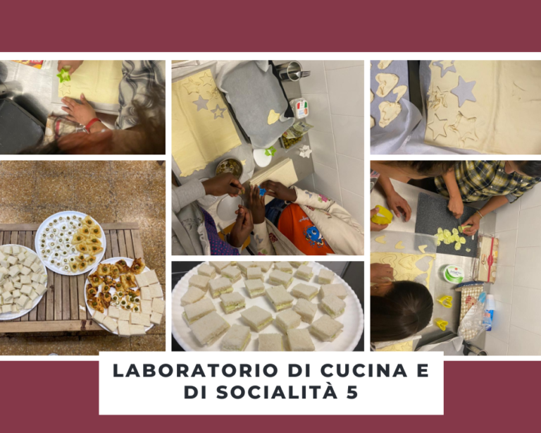 Laboratorio di cucina e Socialità 5 edizione