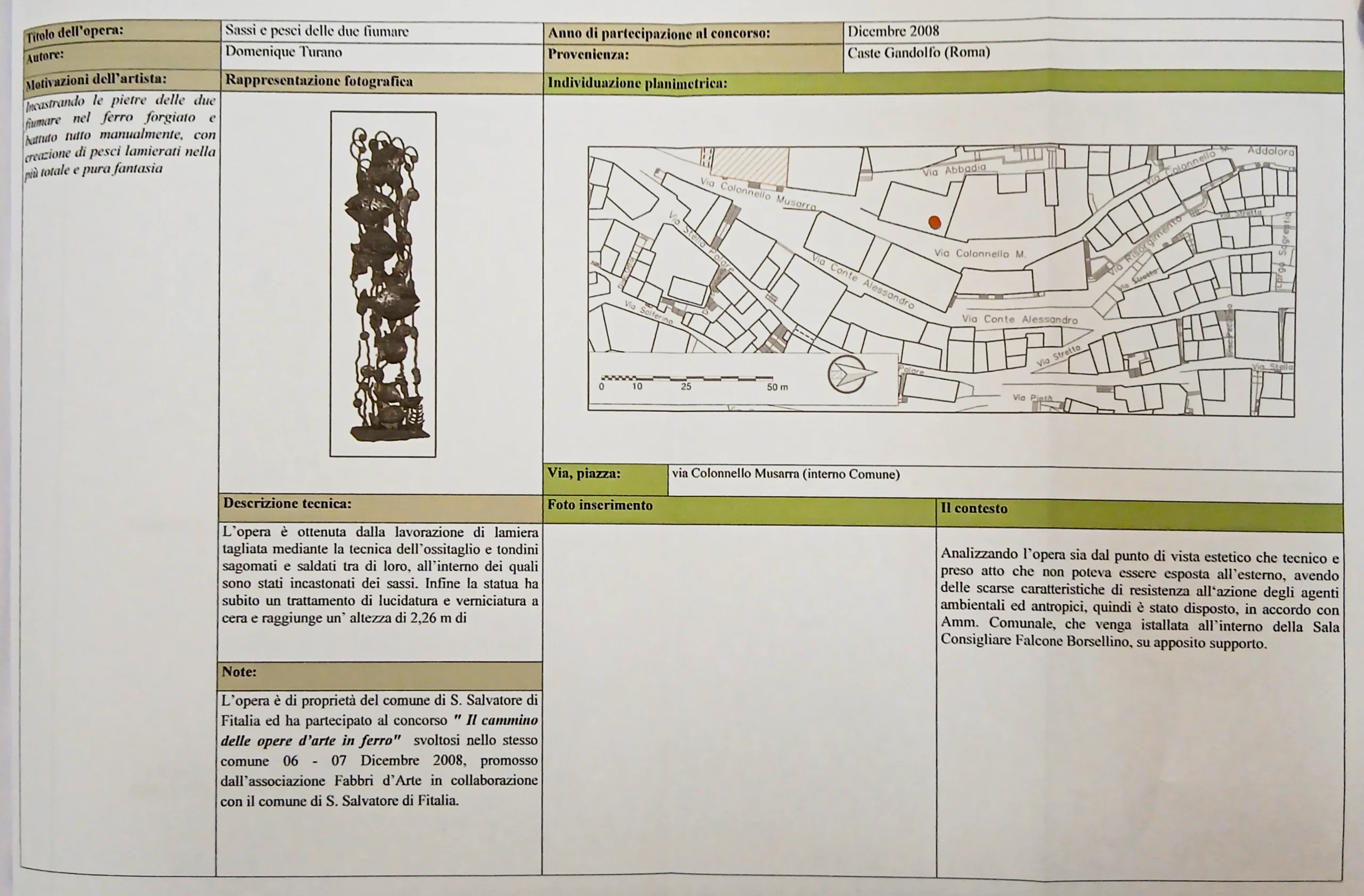 Sassi e pesci delle due fiumi